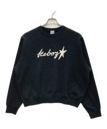 KEBOZ（ケボズ）の古着「プリントスウェット」｜ブラック