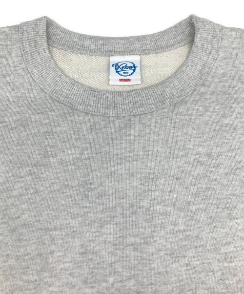 KEBOZ（ケボズ）KEBOZ (ケボズ) クルーネックスウェット グレー サイズ:Ｍの古着・服飾アイテム
