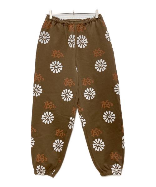 KEBOZ（ケボズ）KEBOZ (ケボズ) プリントスウェットパンツ ブラウン サイズ:Ｓの古着・服飾アイテム