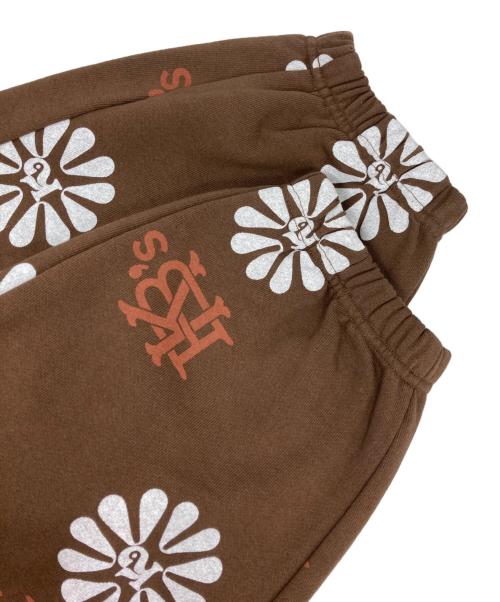 KEBOZ（ケボズ）KEBOZ (ケボズ) プリントスウェットパンツ ブラウン サイズ:Ｓの古着・服飾アイテム