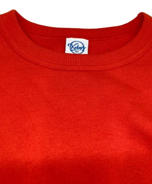 KEBOZ（ケボズ）KEBOZ (ケボズ) バイカラースウェット オレンジ×ブルー サイズ:Ｍの古着・服飾アイテム
