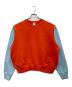 KEBOZ（ケボズ）の古着「バイカラースウェット」｜オレンジ×ブルー