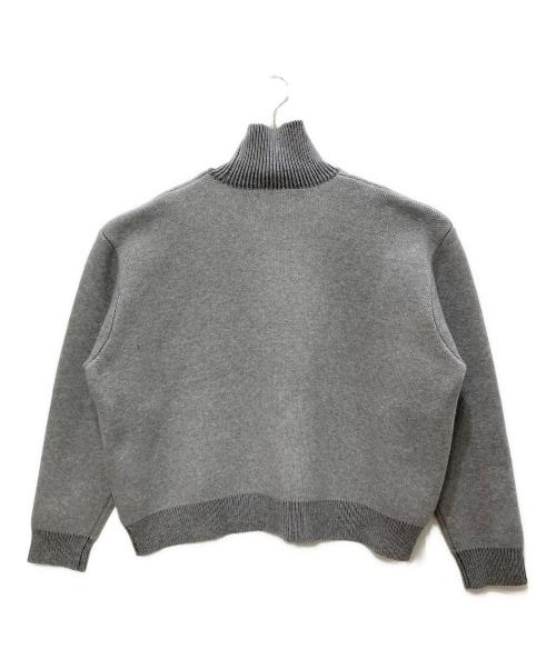 KEBOZ（ケボズ）KEBOZ (ケボズ) BLOOM LOGO KNIT/ブルーム　ロゴ　ニット グレー サイズ:Ｆの古着・服飾アイテム