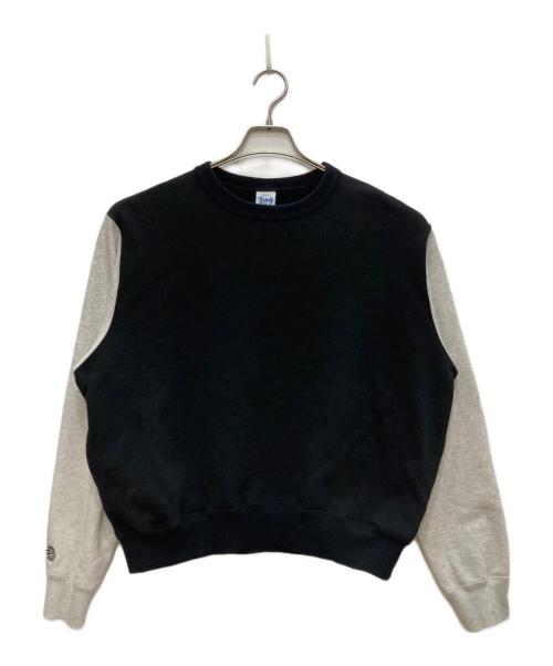 KEBOZ（ケボズ）KEBOZ (ケボズ) バイカラースウェット ブラック サイズ:ｍの古着・服飾アイテム