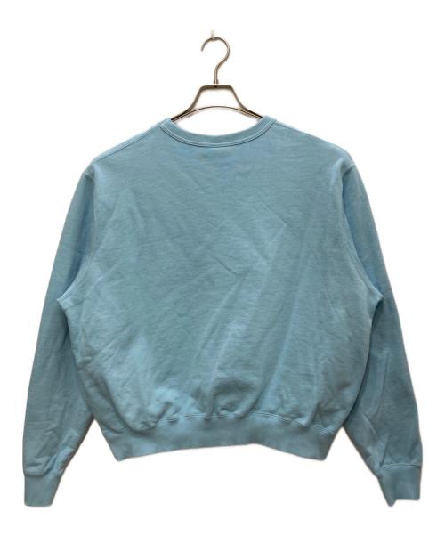 KEBOZ（ケボズ）KEBOZ (ケボズ) プリントスウェット ブルー サイズ:Ｍの古着・服飾アイテム