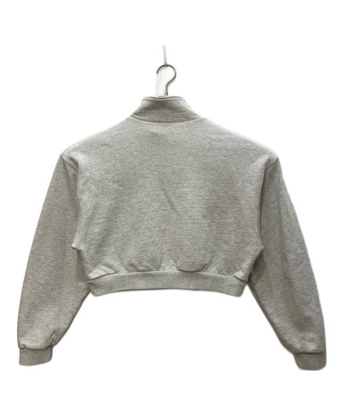 KEBOZ（ケボズ）KEBOZ (ケボズ) ハーフジップスウェット グレー サイズ:Ｌの古着・服飾アイテム