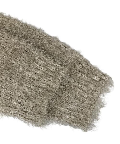 GALLARDA GALANTE（ガリャルダガランテ）GALLARDA GALANTE (ガリャルダガランテ) フェザーモールニットプルオーバー ベージュ サイズ:freeの古着・服飾アイテム