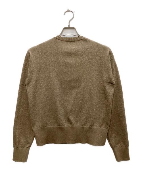 IENA（イエナ）IENA (イエナ) LEVITA ロングスリーブクルーカーディガン ベージュ サイズ:Fの古着・服飾アイテム