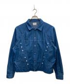 CAL O LINEキャルオーライン）の古着「ウエスタンシャツジャケット」｜インディゴ