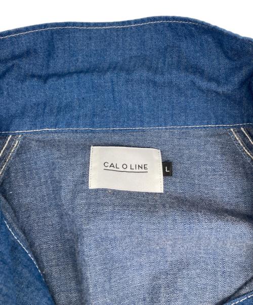 CAL O LINE（キャルオーライン）CAL O LINE (キャルオーライン) ウエスタンシャツジャケット インディゴ サイズ:Ｌの古着・服飾アイテム