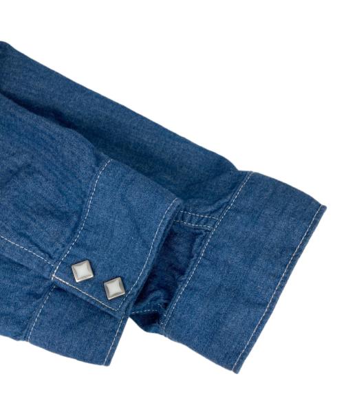 CAL O LINE（キャルオーライン）CAL O LINE (キャルオーライン) ウエスタンシャツジャケット インディゴ サイズ:Ｌの古着・服飾アイテム