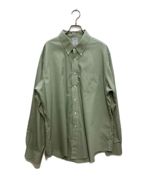 BROOKS BROTHERS（ブルックスブラザーズ）BROOKS BROTHERS (ブルックスブラザーズ) チェックシャツ グリーン サイズ:XLの古着・服飾アイテム