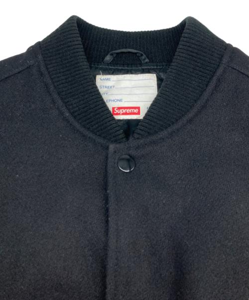 SUPREME（シュプリーム）SUPREME (シュプリーム) Motion Logo Varsity Jacket/モーション　ロゴ　バーシティ　ジャケット ブラック サイズ:Ｓの古着・服飾アイテム