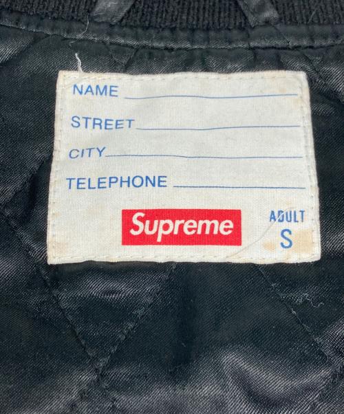 SUPREME（シュプリーム）SUPREME (シュプリーム) Motion Logo Varsity Jacket/モーション　ロゴ　バーシティ　ジャケット ブラック サイズ:Ｓの古着・服飾アイテム