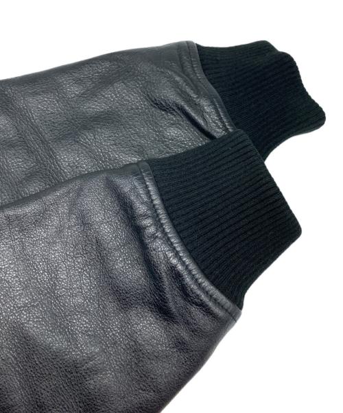 SUPREME（シュプリーム）SUPREME (シュプリーム) Motion Logo Varsity Jacket/モーション　ロゴ　バーシティ　ジャケット ブラック サイズ:Ｓの古着・服飾アイテム