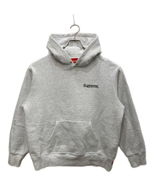 SUPREME（シュプリーム）SUPREME (シュプリーム) Worldwide Hooded Sweatshirt/ワールドワイド　フーデッド　スウェットシャツ グレー サイズ:Ｓの古着・服飾アイテム
