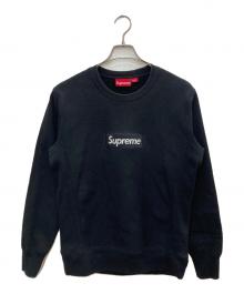 SUPREME（シュプリーム）の古着「Box Logo Crewneck Sweatshirt/ボックスロゴクルーネックセーターシャツ」｜ブラック