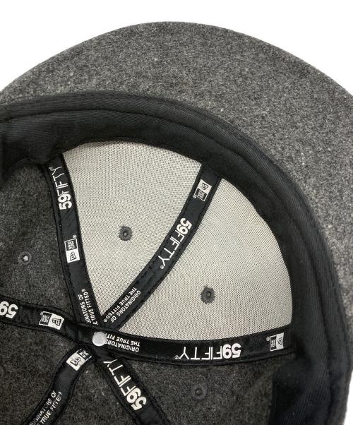 SUPREME（シュプリーム）SUPREME (シュプリーム) New Era (ニューエラ) Woolrich Box Logo New Era Cap グレー サイズ:7 3/8 58.7cmの古着・服飾アイテム