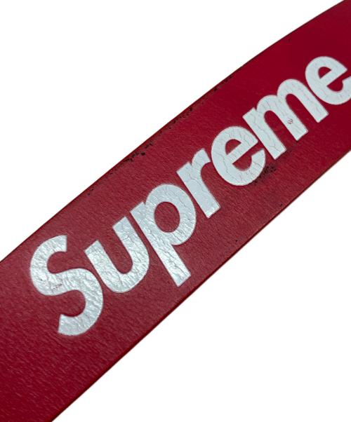 SUPREME（シュプリーム）SUPREME (シュプリーム) Repeat Leather Belt/リピート　レザー　ベルト レッド サイズ:SMの古着・服飾アイテム