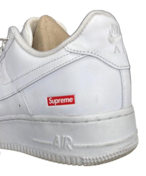 NIKE（ナイキ）NIKE (ナイキ) SUPREME (シュプリーム) Nike Air Force 1 Low ホワイト サイズ:27 cmの古着・服飾アイテム