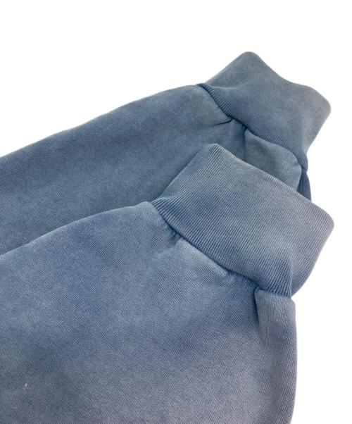 BALENCIAGA（バレンシアガ）BALENCIAGA (バレンシアガ) BACK HOODIE ロゴプルオーバーパーカー ブルー サイズ:Ｍの古着・服飾アイテム