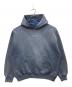 BALENCIAGA（バレンシアガ）の古着「BACK HOODIE ロゴプルオーバーパーカー」｜ブルー