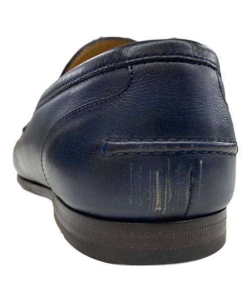 GUCCI（グッチ）GUCCI (グッチ) ヨルダーン ホースビット ローファー ネイビー サイズ:6 1/2の古着・服飾アイテム