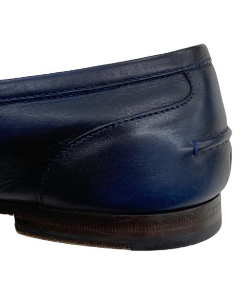 GUCCI（グッチ）GUCCI (グッチ) ヨルダーン ホースビット ローファー ネイビー サイズ:6 1/2の古着・服飾アイテム