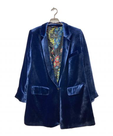 中古・古着通販】ETRO (エトロ) オールドベロアテーラードジャケット