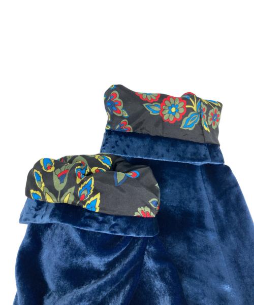 ETRO（エトロ）ETRO (エトロ) オールドベロアテーラードジャケット ネイビー サイズ:46の古着・服飾アイテム