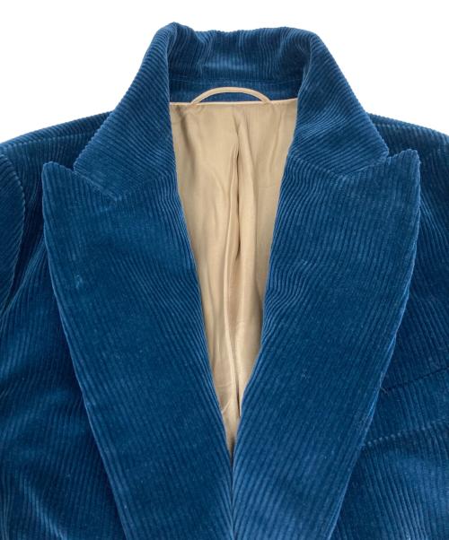 BLAZE MILANO（ブレーズ ミラノ）BLAZE MILANO (ブレーズ ミラノ) コーデュロイテーラードジャケット ネイビー サイズ:3の古着・服飾アイテム