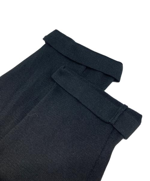 HERMES（エルメス）HERMES (エルメス) ストールドッキングシルクカーディガン ブラック サイズ:40の古着・服飾アイテム