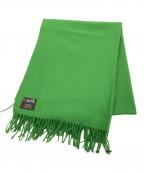 HERMESエルメス）の古着「カシミヤマフラー」｜黄緑