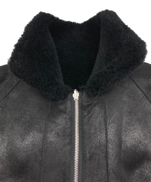 Lui's（ルイス）Lui's (ルイス) リバーシブルボアジャケット ブラック サイズ:Ｓの古着・服飾アイテム