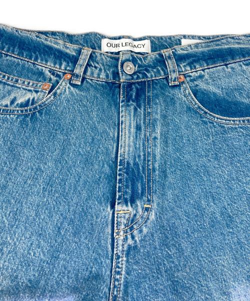 OUR LEGACY（アワーレガシー）OUR LEGACY (アワーレガシー) THIRD CUT ウォッシュドデニムパンツ インディゴ サイズ:Ｗ31の古着・服飾アイテム