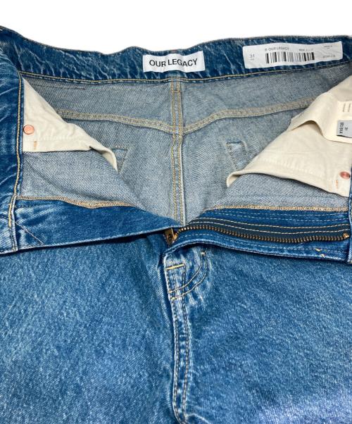 OUR LEGACY（アワーレガシー）OUR LEGACY (アワーレガシー) THIRD CUT ウォッシュドデニムパンツ インディゴ サイズ:Ｗ31の古着・服飾アイテム