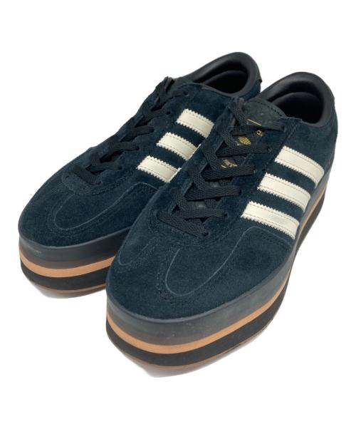 adidas（アディダス）adidas (アディダス) Gazelle Stack スニーカー ブラック サイズ:JP220の古着・服飾アイテム