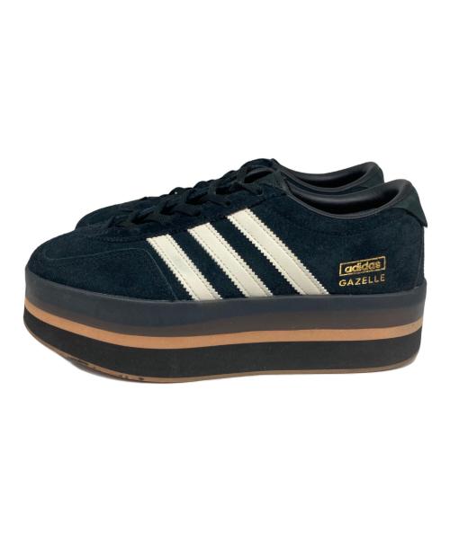 adidas（アディダス）adidas (アディダス) Gazelle Stack スニーカー ブラック サイズ:JP220の古着・服飾アイテム