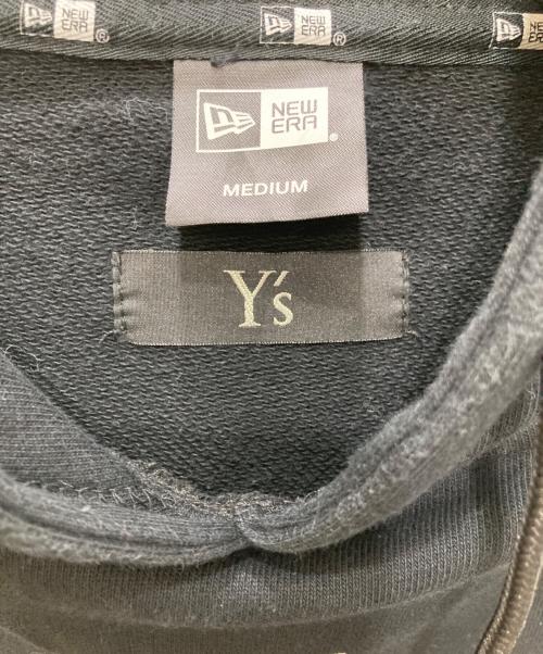 Y's（ワイズ）Y's (ワイズ) New Era (ニューエラ) プルオーバーパーカー ブラック サイズ:Ｍの古着・服飾アイテム