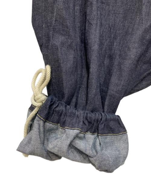 GROUND Y（グラウンドワイ）GROUND Y (グラウンドワイ) Denim Big sarouel pants/デニム ビッグ サルエル パンツ インディゴ サイズ:3の古着・服飾アイテム