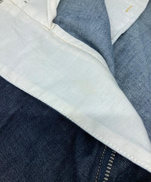 GROUND Y（グラウンドワイ）GROUND Y (グラウンドワイ) Denim Big sarouel pants/デニム ビッグ サルエル パンツ インディゴ サイズ:3の古着・服飾アイテム