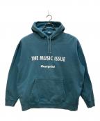 overprintオーバープリント）の古着「プルオーバーパーカー」｜ブルー