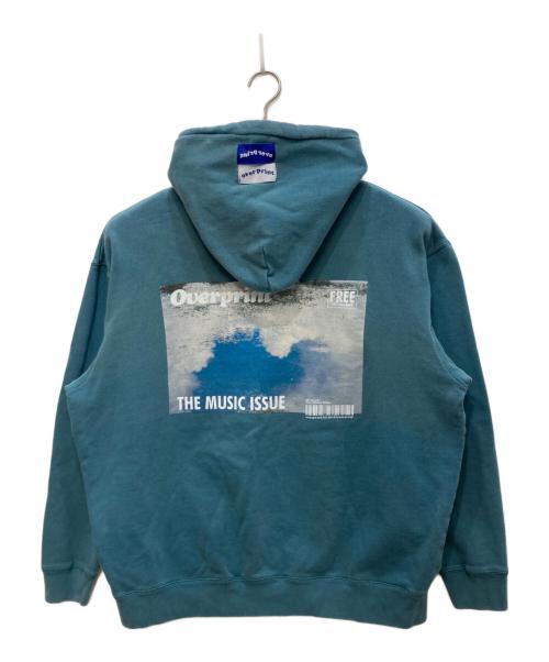 overprint（オーバープリント）overprint (オーバープリント) プルオーバーパーカー ブルー サイズ:2ＸＬの古着・服飾アイテム