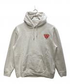 overprintオーバープリント）の古着「プルオーバーパーカー」｜ホワイト