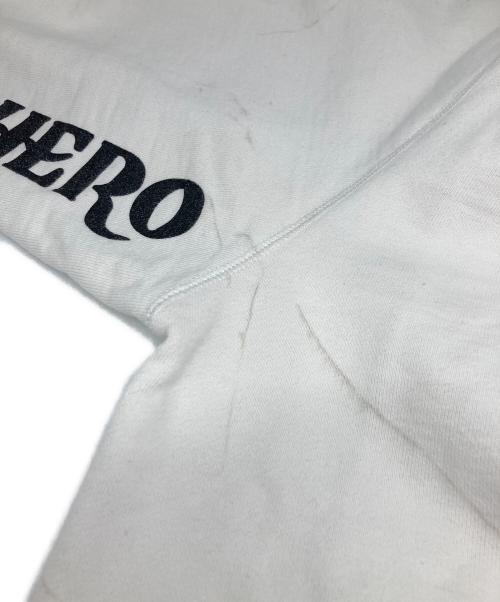 overprint（オーバープリント）overprint (オーバープリント) プルオーバーパーカー ホワイト サイズ:ＸＬの古着・服飾アイテム