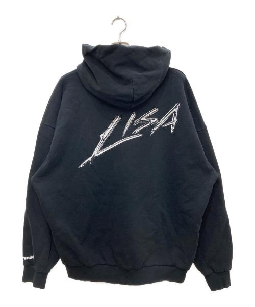 LISA（リサ）LISA (リサ) プルオーバーパーカー ブラック サイズ:XX-LARGEの古着・服飾アイテム