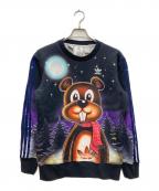 adidas×KERWIN FROSTアディダス×カーウィン・フロスト）の古着「CREWNECK SWEAT/クルーネック スウェット」｜ブラック