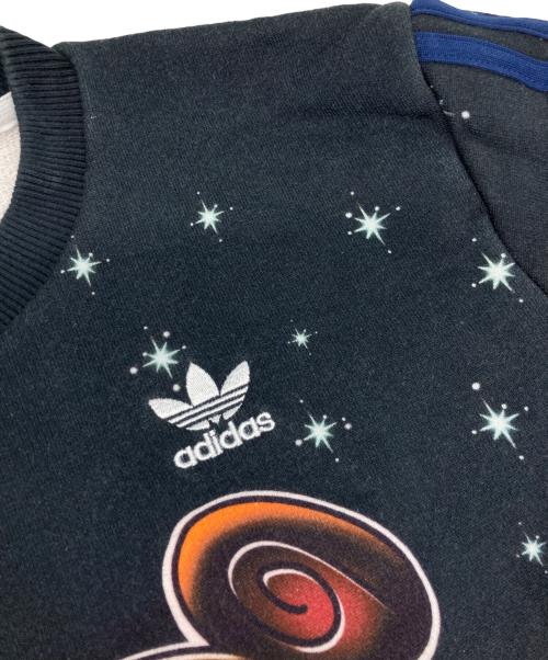 adidas（アディダス）adidas (アディダス) KERWIN FROST (カーウィン・フロスト) CREWNECK SWEAT/クルーネック スウェット ブラック サイズ:J Mの古着・服飾アイテム