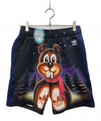 adidas×KERWIN FROSTアディダス×カーウィン・フロスト）の古着「グラフィックショートパンツ」｜ブラック