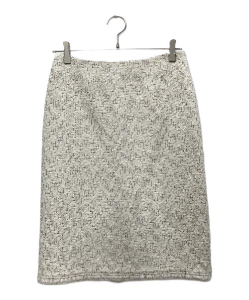 AMACA（アマカ）AMACA (アマカ) ツイードセットアップ ホワイト サイズ:38の古着・服飾アイテム